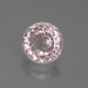 Morganita Rosado claro natural de 1.44 ct, Corte Redondo, VS