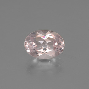 Morganita rosa natural de 1,07 ct, corte óvalo, VS