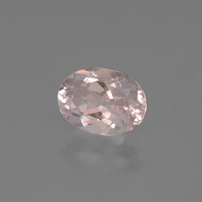 Morganita rosa natural de 1,07 ct, corte óvalo, VS