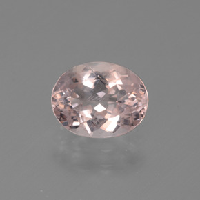 Morganita rosa natural de 1,51 ct, corte óvalo, VVS-VS