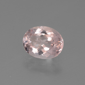 Morganita rosa natural de 1,51 ct, corte óvalo, VVS-VS