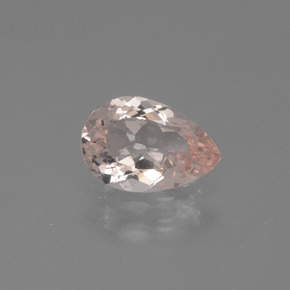 Morganita Rosado claro natural de 1.07 ct, En forma de pera, VVS-VS