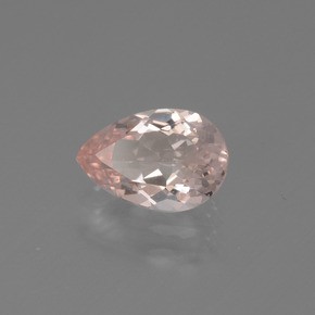 Morganita Rosado claro natural de 1.07 ct, En forma de pera, VVS-VS