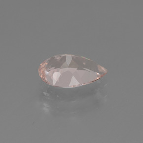 Morganita Rosado claro natural de 1.07 ct, En forma de pera, VVS-VS