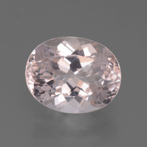 Morganita Rosado claro natural de 2.06 ct, Corte Óvalo, VS