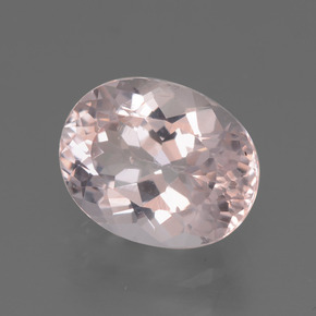Morganita Rosado claro natural de 2.06 ct, Corte Óvalo, VS