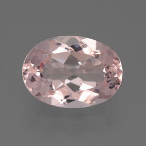 Morganita Rosado claro natural de 2.33 ct, Corte Óvalo, VS