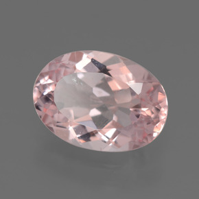 Morganita Rosado claro natural de 2.33 ct, Corte Óvalo, VS
