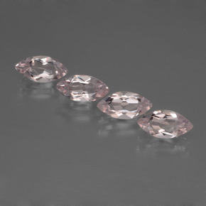 Gemas de morganita rosa natural de  ct, marquesa, VVS