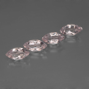 Gemas de morganita rosa natural de  ct, marquesa, VVS