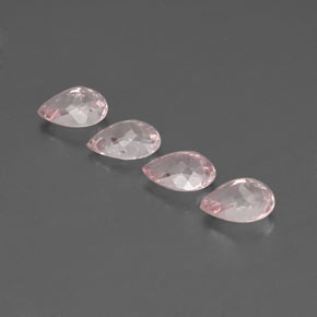 Gemas de Morganita Rosado claro natural de  ct, En forma de pera, VS