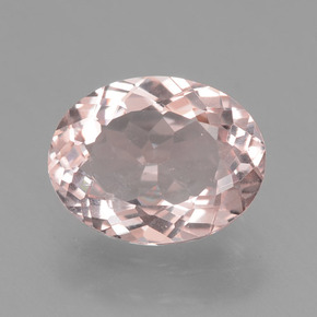 Morganita Rosado claro natural de 1.62 ct, Corte Óvalo, VS