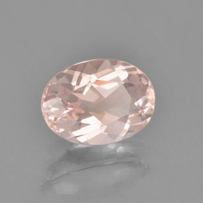 Morganita rosa natural de 1,74 ct, corte óvalo, VVS-VS