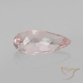 Morganita Rosado flamingo natural de 1.69 ct, En forma de pera, VS-SI