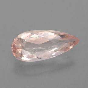 Morganita Rosado claro natural de 1.98 ct, En forma de pera, VS
