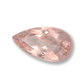 Morganita Rosado claro natural de 1.44 ct, En forma de pera, VS