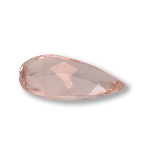 Morganita Rosado claro natural de 1.44 ct, En forma de pera, VS