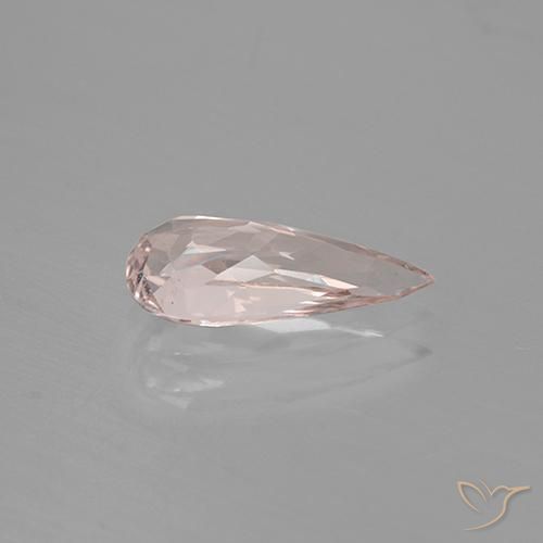 Morganita Rosado claro natural de 1.43 ct, En forma de pera, VS