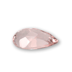 Morganita rosa natural de 1,45 ct, en forma de pera, VVS-VS