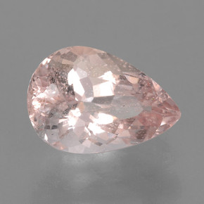 Morganita rosa natural de 2,00 ct, en forma de pera, VS-SI
