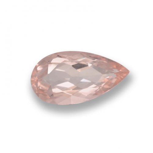 Morganita Rosado medio natural de 0.64 ct, En forma de pera, VVS