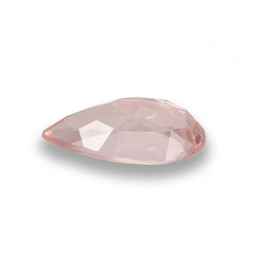Morganita Rosado medio natural de 0.64 ct, En forma de pera, VVS