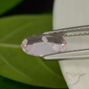 Morganita Rosado flamingo natural de 0.82 ct, Ovalada, VVS-VS