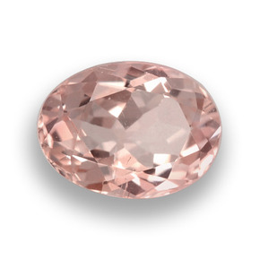 Morganita rosa natural de 0,96 ct, corte óvalo, VS