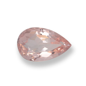 Morganita Rosado claro natural de 0.62 ct, En forma de pera, VVS