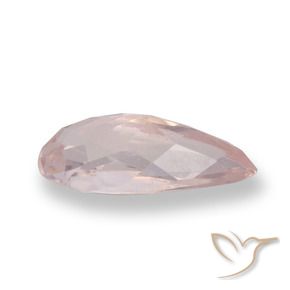 Morganita Rosado medio natural de 0.71 ct, En forma de pera, VVS
