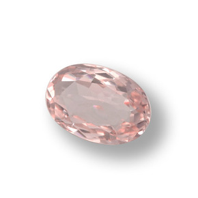 Morganita Rosado claro natural de 0.97 ct, Corte Óvalo, VVS
