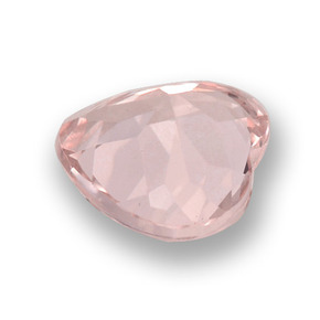 Morganita rosa natural de 0,79 ct, forma de corazón, VVS-VS