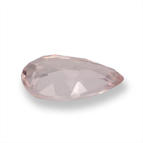 Morganita Tono rosado coral natural de 0.79 ct, En forma de pera, VVS-VS