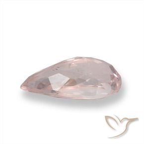 Morganita Rosado flamingo natural de 0.94 ct, En forma de pera, VS