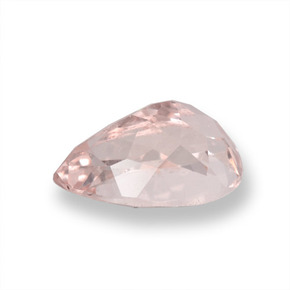 Morganita Rosado flamingo natural de 0.94 ct, En forma de pera, VVS-VS