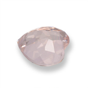 Morganita Rosado claro natural de 1.22 ct, Forma de corazón, VS