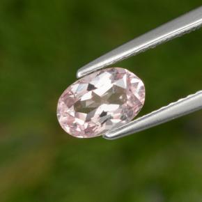 Morganita rosa natural de 1,00 ct, corte óvalo, VS
