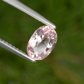 Morganita rosa natural de 1,00 ct, corte óvalo, VS