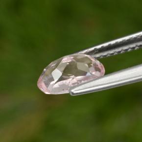 Morganita rosa natural de 1,00 ct, corte óvalo, VS