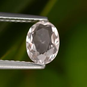 Morganita rosa natural de 0,70 ct, corte óvalo, VS