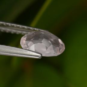 Morganita rosa natural de 0,70 ct, corte óvalo, VS