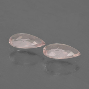 Gemas de morganita rosa natural de  ct, en forma de pera, VVS