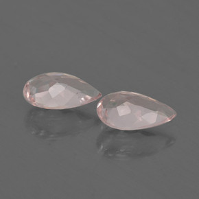 Gemas de Morganita Rosado claro natural de  ct, En forma de pera, VVS-VS