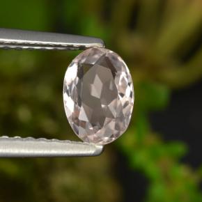 Morganita rosa natural de 0,60 ct, corte óvalo, VVS-VS