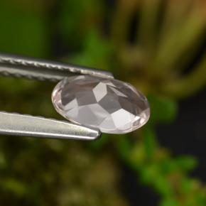 Morganita rosa natural de 0,60 ct, corte óvalo, VVS-VS