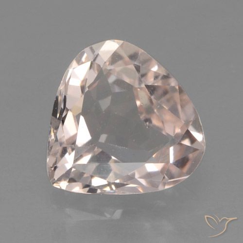 0.56ct Natural Rosado claro medio Morganita, En forma de pera, VVS-VS