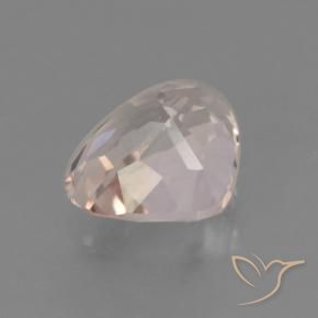 Morganita Rosado claro medio natural de 0.83 ct, En forma de pera, VVS-VS