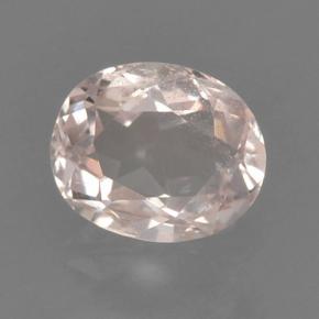Morganita rosa natural de 0,44 ct, corte óvalo, VS