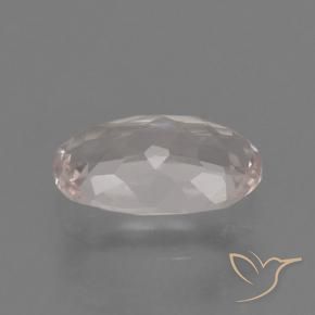 Morganita Rosado flamingo natural de 0.52 ct, Ovalada, VS