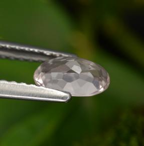 Morganita rosa natural de 0,51 ct, corte óvalo, VVS-VS